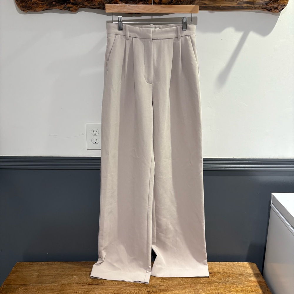 Abercrombie & Fitch Cream Trousers 6 LONG